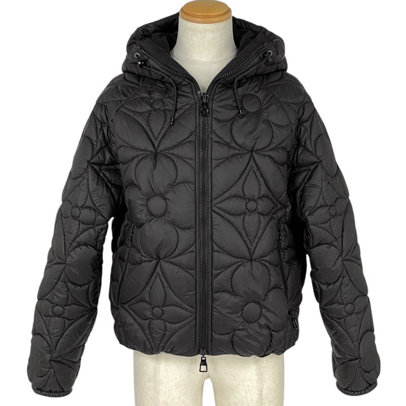 Louis Vuitton Reversible Monogram Jacket Blouson Double Zip Outerwear Down