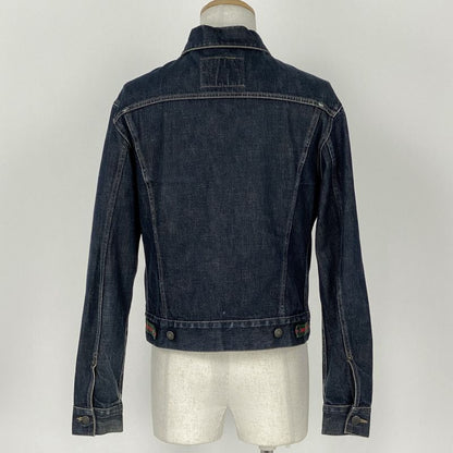 Gucci Logo Button Denim Jacket G Jean Sherry Line Web Outerwear Denim Jacket