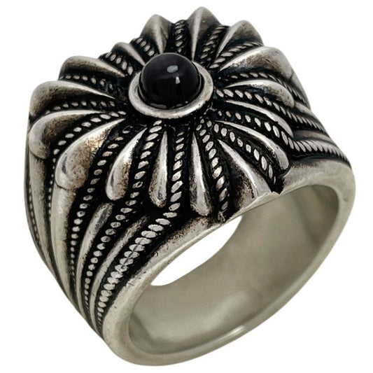 Gucci Design Ring Colored Stone Ring Size 12 Silver 925 Silver Ladies