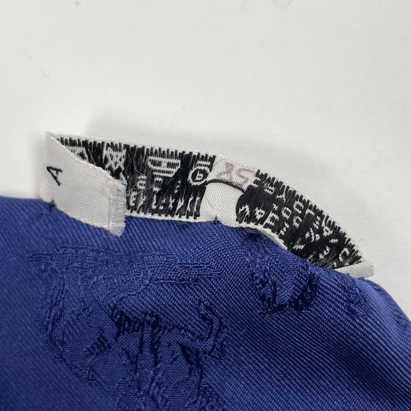 Hermes Carré 90 L'instrvction Dv Roy Imperial Scarf Silk Navy Multicolor Women