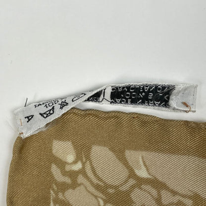 Hermes Carré 90 Carpe Diem Enjoy the Day Sun Moon Stars Scarf Silk Beige