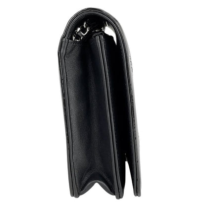 Chanel Coco Mark Chain Shoulder Bag Chain Wallet Purse Studded Enamel Shoulder