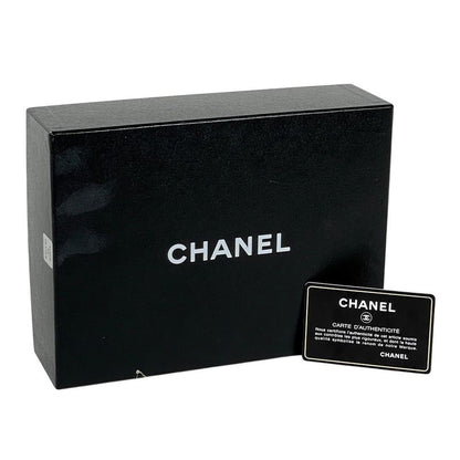 Chanel Coco Mark Chain Shoulder Bag Chain Wallet Purse Studded Enamel Shoulder