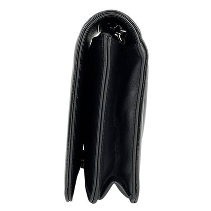 Chanel Coco Mark Chain Shoulder Bag Chain Wallet Purse Studded Enamel Shoulder