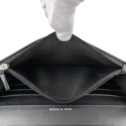 Chanel Coco Mark Chain Shoulder Bag Chain Wallet Purse Studded Enamel Shoulder