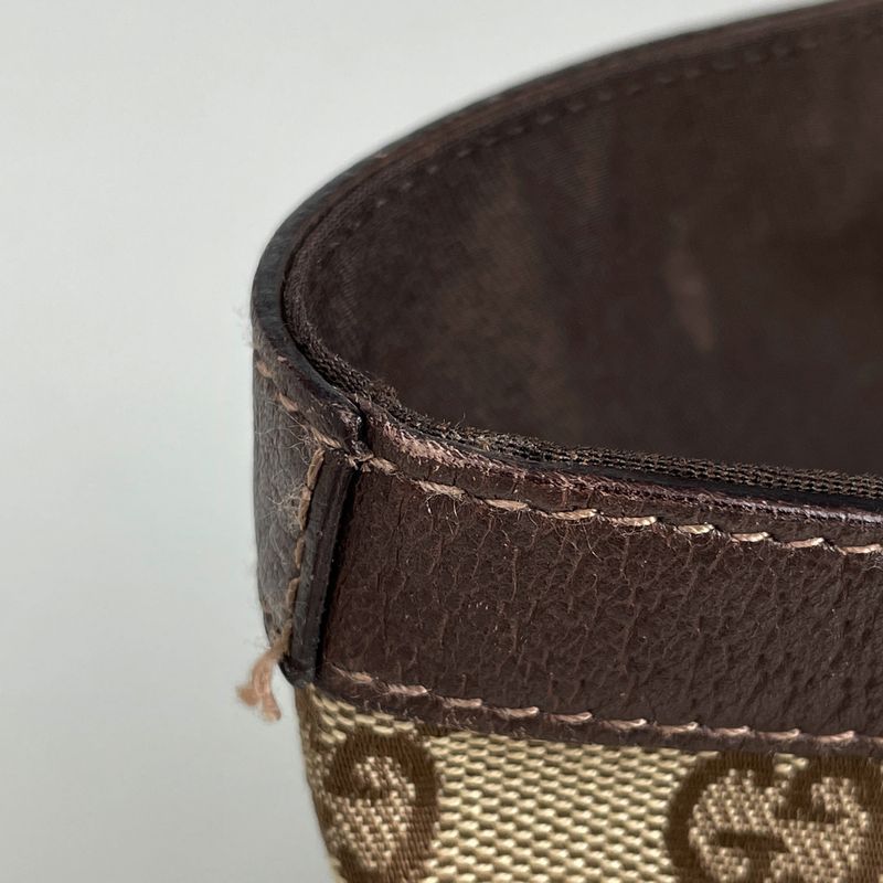 Gucci GG Pattern Tote Abby Handbag Tote Bag GG Canvas Brown 130739 Women