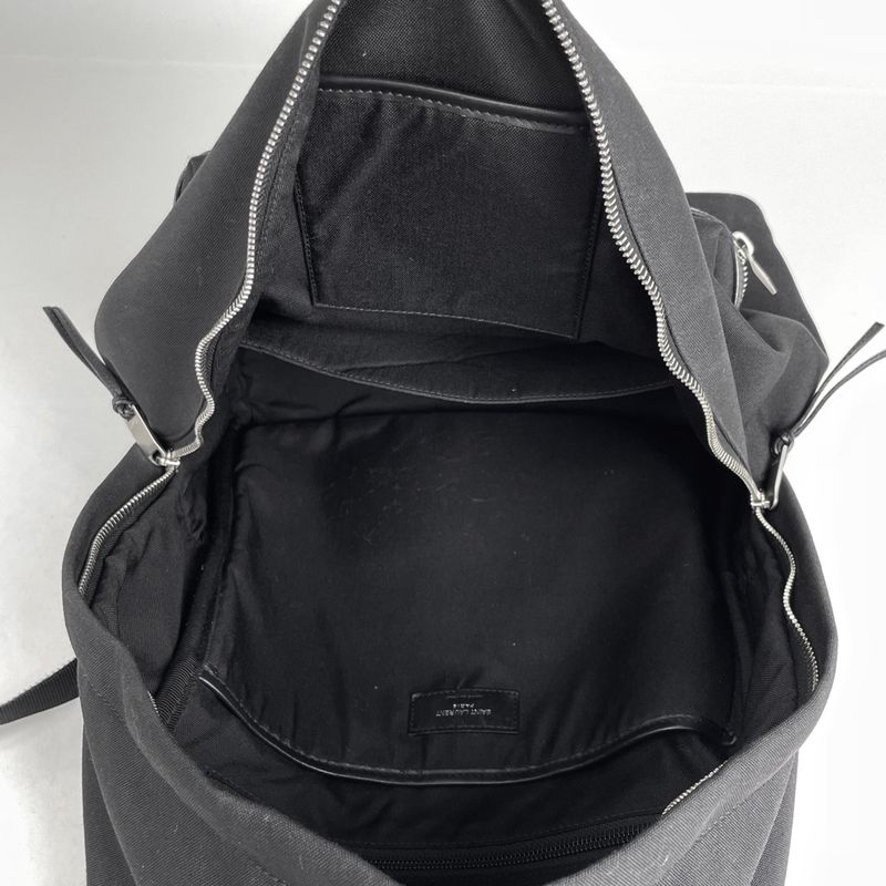 Saint Laurent Paris City Backpack Sac Daypack Backpack Logo Backpack Nylon