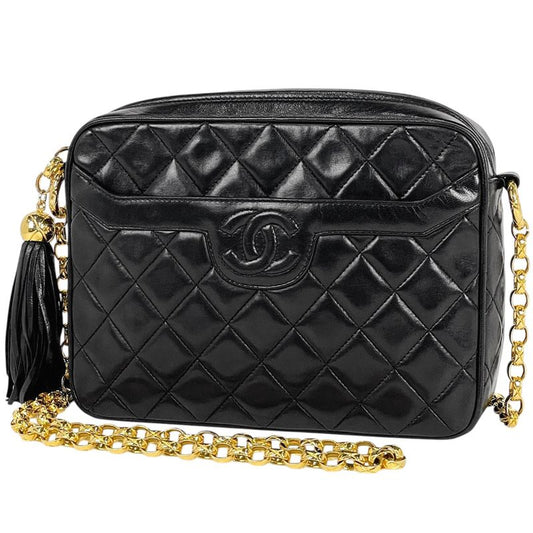 Chanel Coco Mark Fringe Chain Shoulder Bag Matelasse Tassel Shoulder Bag