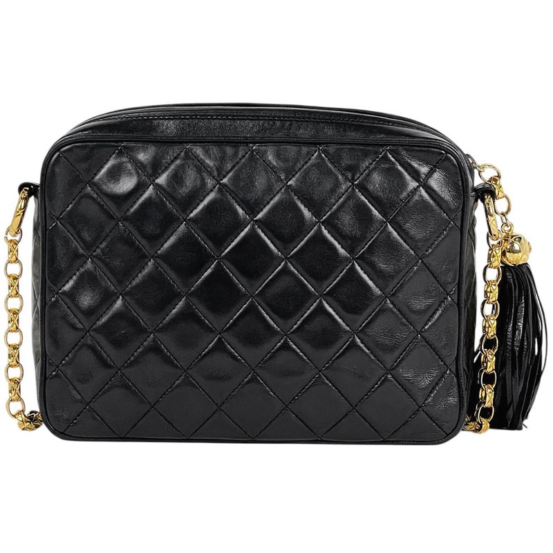 Chanel Coco Mark Fringe Chain Shoulder Bag Matelasse Tassel Shoulder Bag