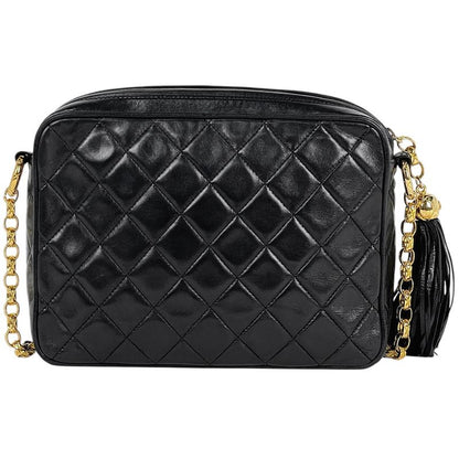 Chanel Coco Mark Fringe Chain Shoulder Bag Matelasse Tassel Shoulder Bag