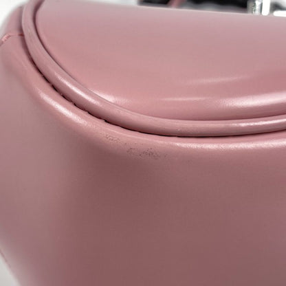 Gucci Bamboo Handbag 2way Shoulder Bag Lady Lock Handbag Leather Pink 353522