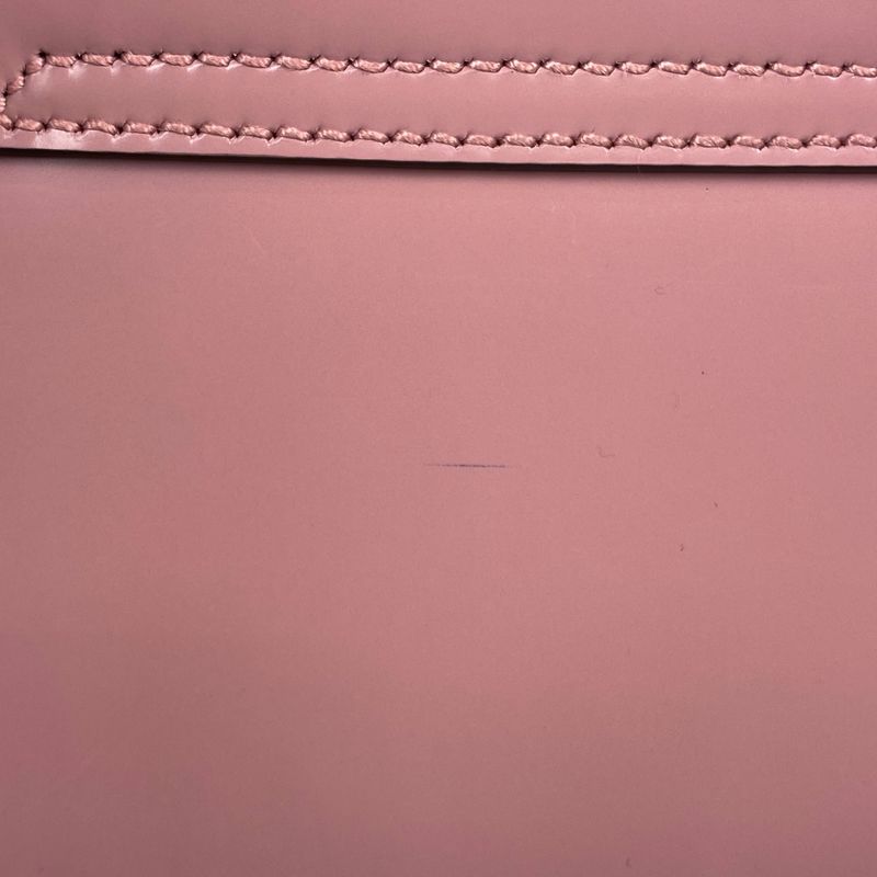 Gucci Bamboo Handbag 2way Shoulder Bag Lady Lock Handbag Leather Pink 353522