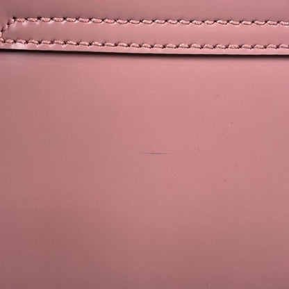 Gucci Bamboo Handbag 2way Shoulder Bag Lady Lock Handbag Leather Pink 353522