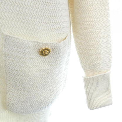 Chanel Scottish Clover Button Cardigan