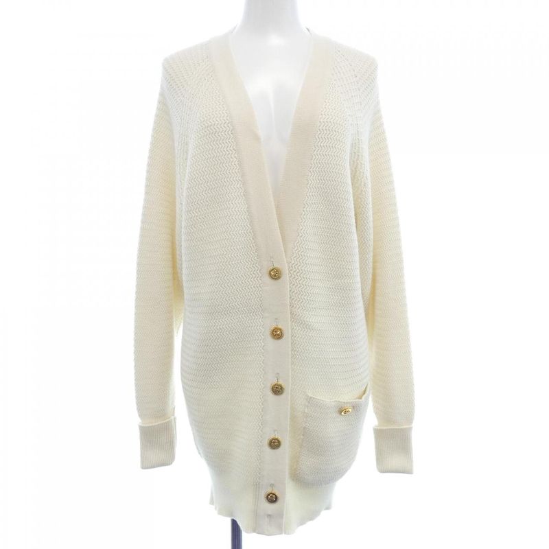 Chanel Scottish Clover Button Cardigan