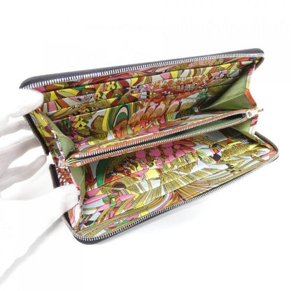 Hermes Fantaisie Botanique Silk in Classic 080203ck Wallet