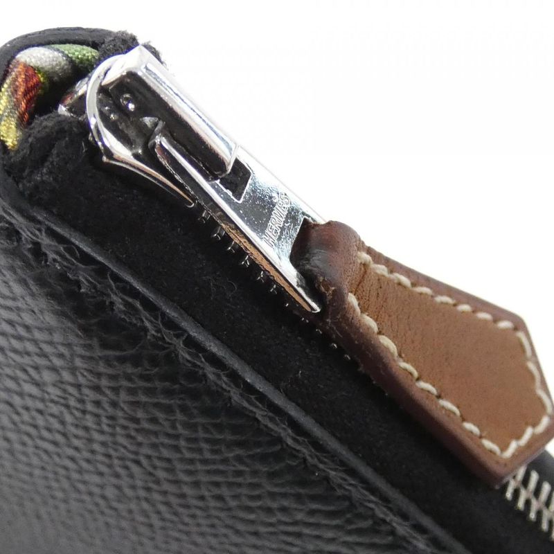 Hermes Fantaisie Botanique Silk in Classic 080203ck Wallet