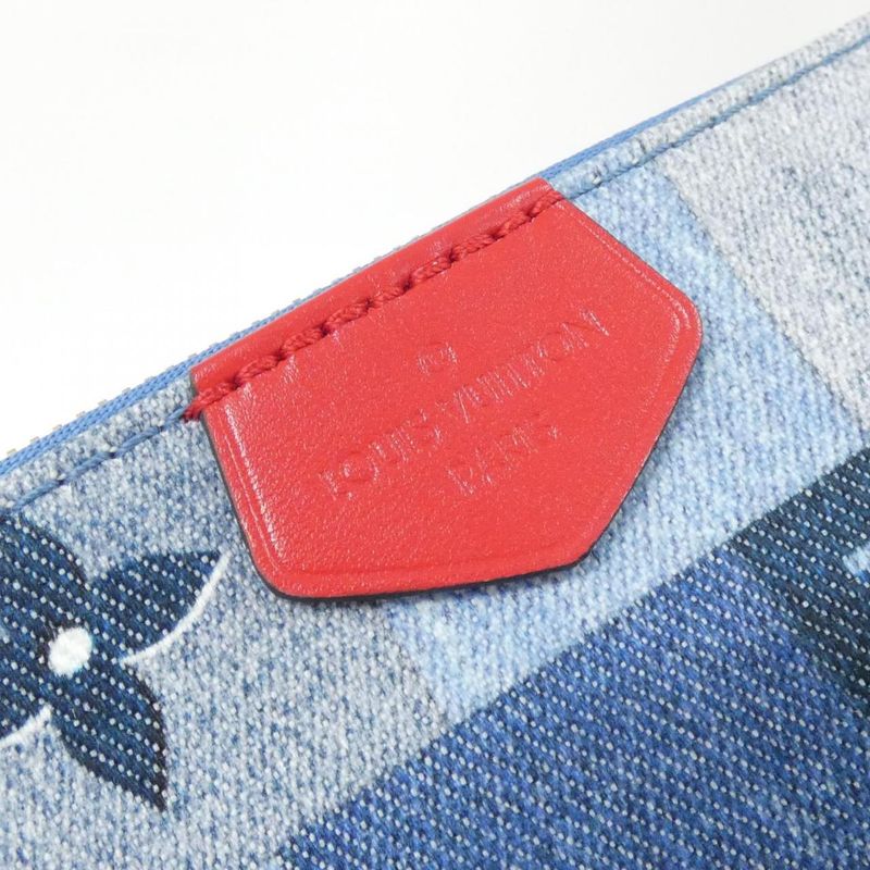 Louis Vuitton Denim Monogram Muerte Pochette Accessoire M44990 Shoulder Bag