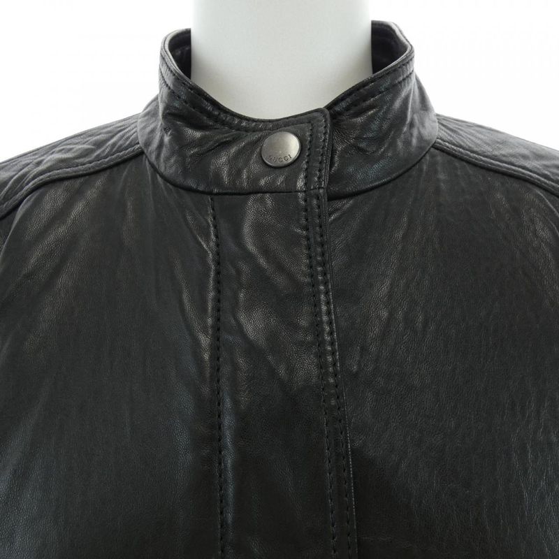 Gucci 290487-Xn571 Leather Jacket