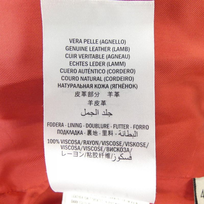 Gucci 290487-Xn571 Leather Jacket