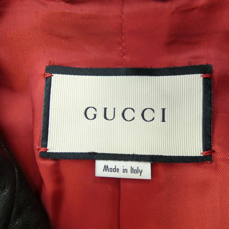 Gucci 290487-Xn571 Leather Jacket