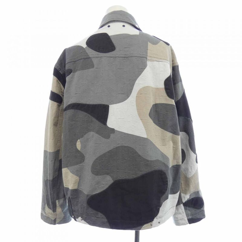 Louis Vuitton Made to Order Patchwork Portrait Denim Jacket Hpa87wckl Blouson