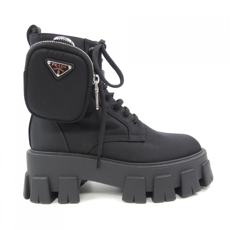 Prada Monolith Triangle Logo 1t549m Boots