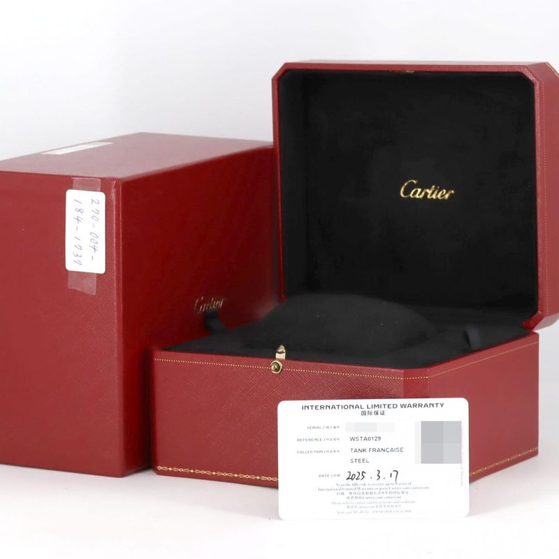 Cartier Tank Francaise Sm Wsta0129 SS Quartz