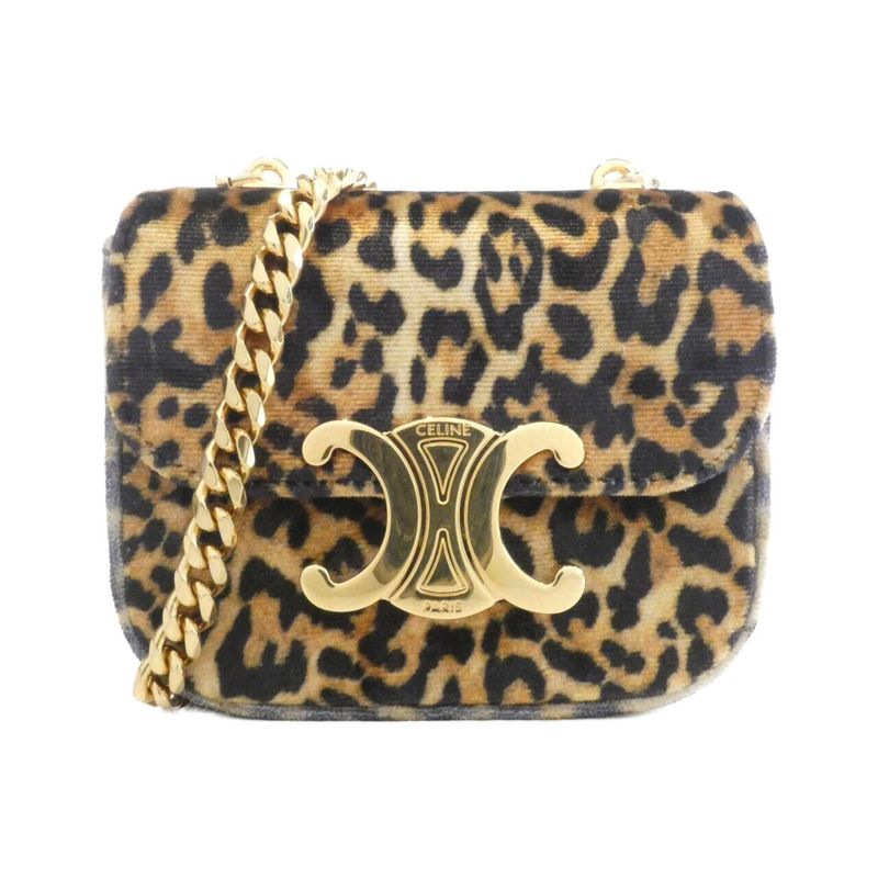 Celine Mini Claude Chain 10l842ggv Shoulder Bag