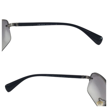 Prada Black Silver Hardware Plastic Metal Spr61n-a 6016 5av-3m1 135 2n