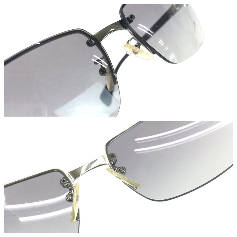 Prada Black Silver Hardware Plastic Metal Spr61n-a 6016 5av-3m1 135 2n