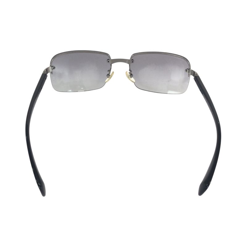 Prada Black Silver Hardware Plastic Metal Spr61n-a 6016 5av-3m1 135 2n