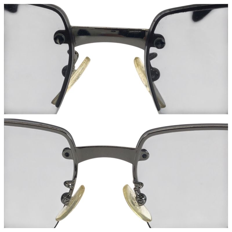 Prada Black Silver Hardware Plastic Metal Spr61n-a 6016 5av-3m1 135 2n