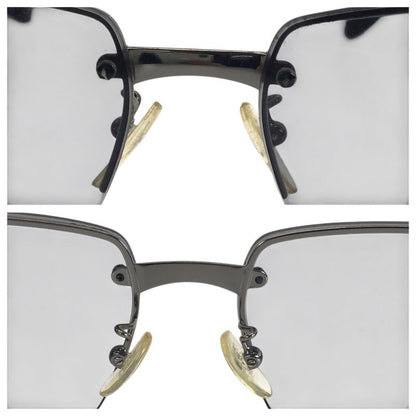 Prada Black Silver Hardware Plastic Metal Spr61n-a 6016 5av-3m1 135 2n