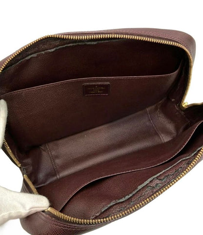 Louis Vuitton Clutch Bag Second Bag Taiga Trousse Toilette M30216 Men's Louis