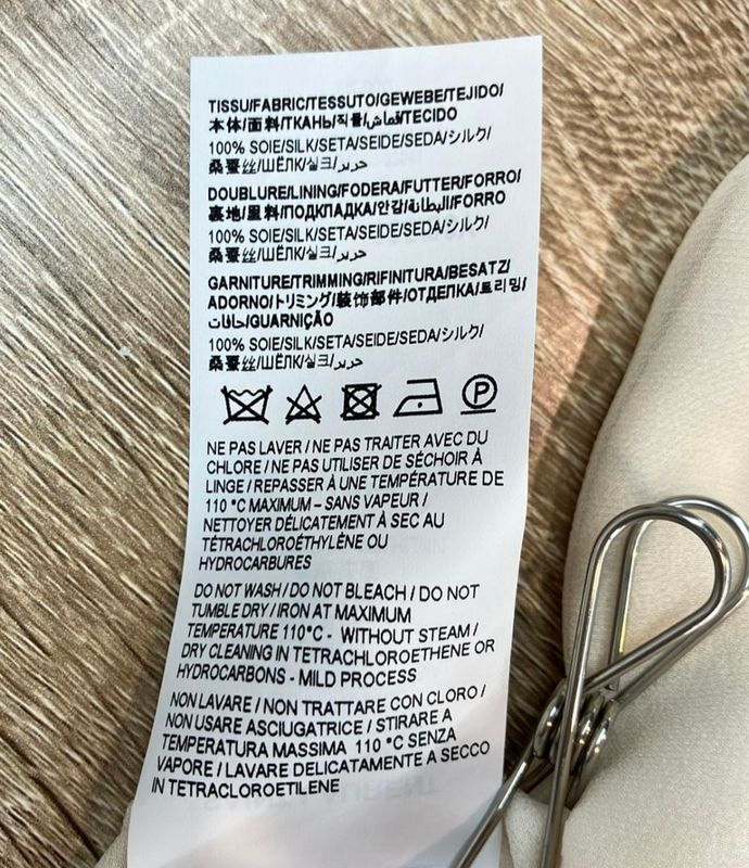 Saint Laurent Long Sleeve Blouse Off Shoulder 2023 Cowlback Silk Envers Satin