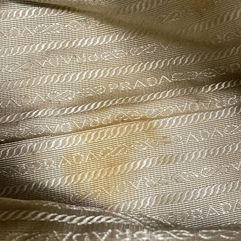 Prada Tote Bag Blue Leather Tag Leather