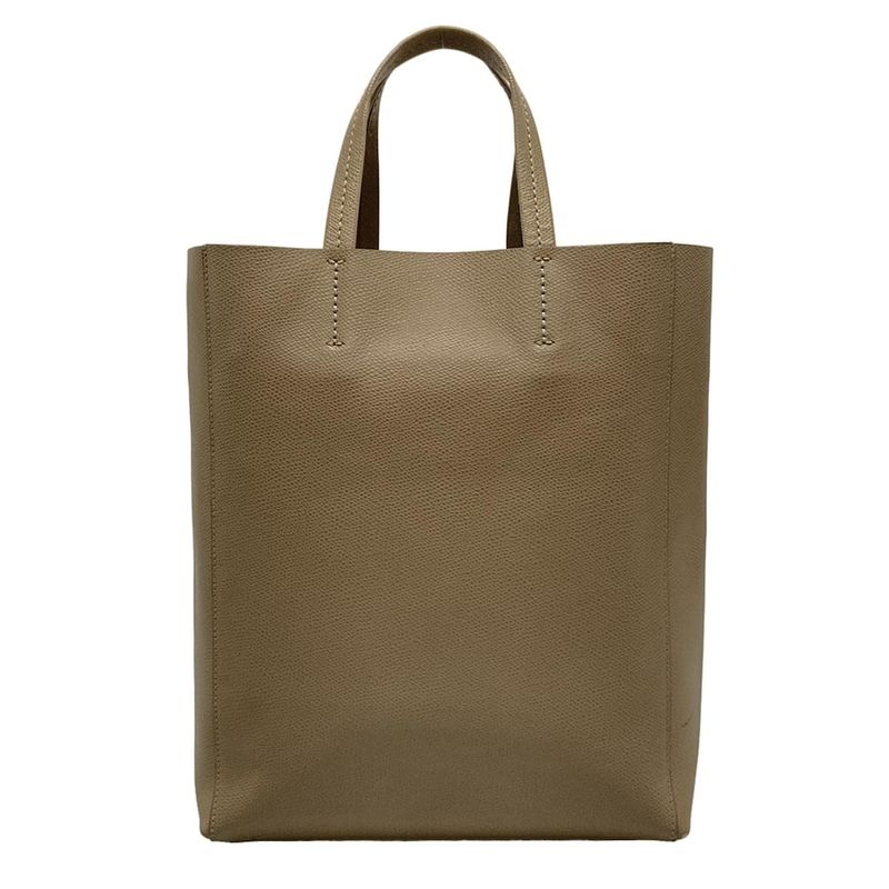 Celine Tote Bag Bertical Cabas Small Beige Leather