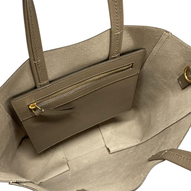 Celine Tote Bag Bertical Cabas Small Beige Leather