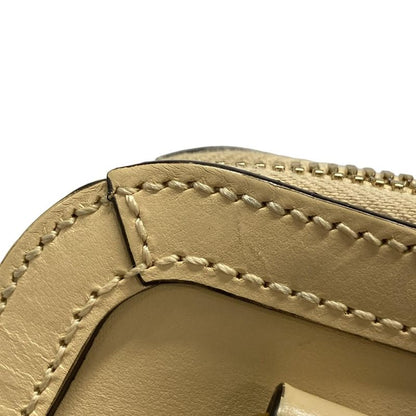 Gucci Handbag Horsebit 640716 Beige Leather