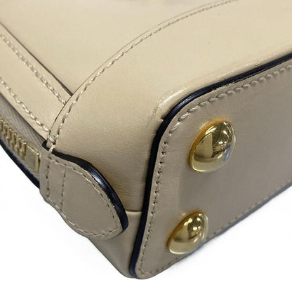 Gucci Handbag Horsebit 640716 Beige Leather