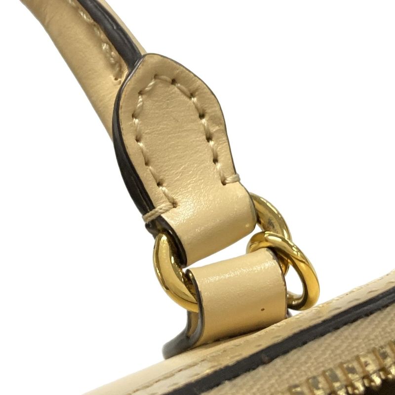 Gucci Handbag Horsebit 640716 Beige Leather