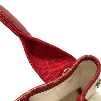 Balenciaga Tote Bag Navy Cabas Su XS 390346 Ivory and Red Leather