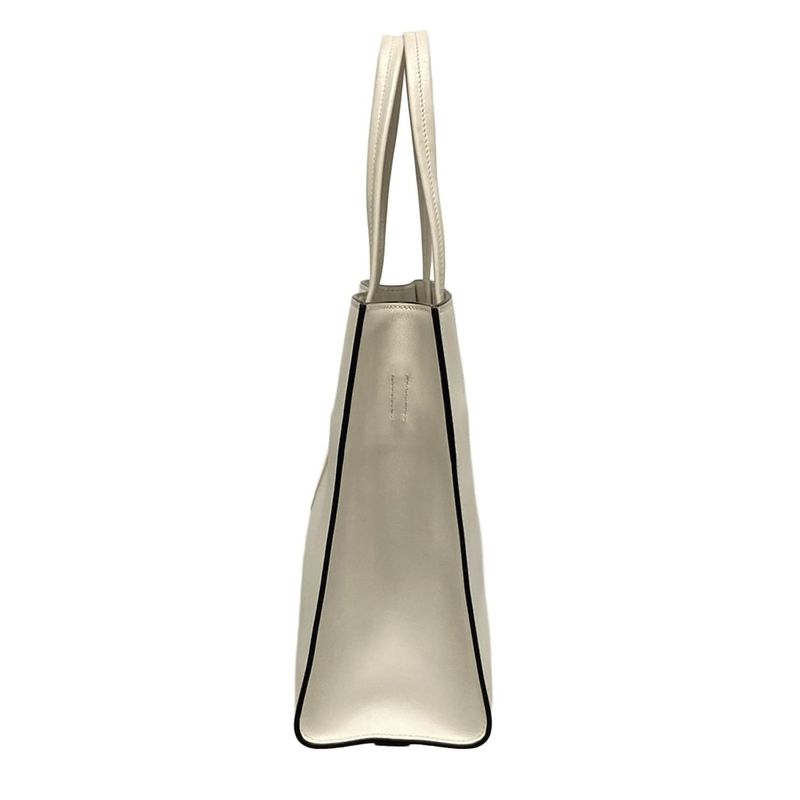 Prada Tote Bag White Leather
