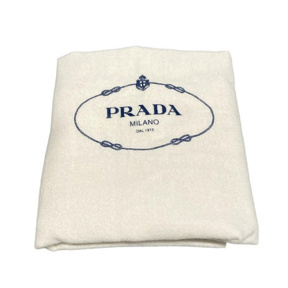 Prada Tote Bag White Leather