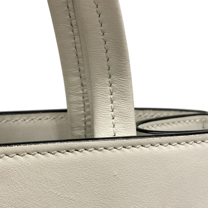 Prada Tote Bag White Leather