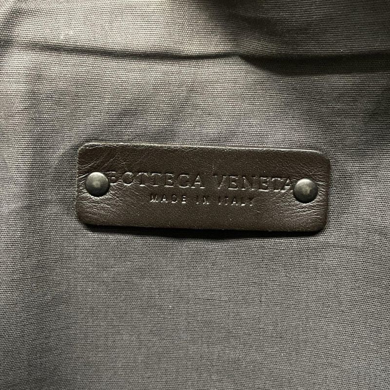 Bottega Veneta Intrecciato Waist Pouch 222310 Dark Brown Leather