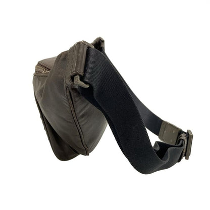 Bottega Veneta Intrecciato Waist Pouch 222310 Dark Brown Leather