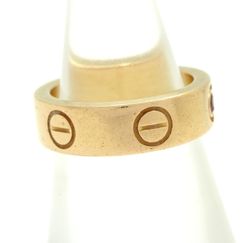 Cartier Ring 49 Love B4064452 18k Pink Gold×pink Sapphire 1p Sapphire