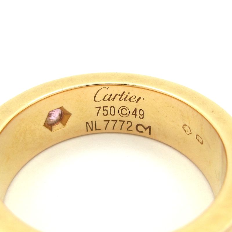 Cartier Ring 49 Love B4064452 18k Pink Gold×pink Sapphire 1p Sapphire